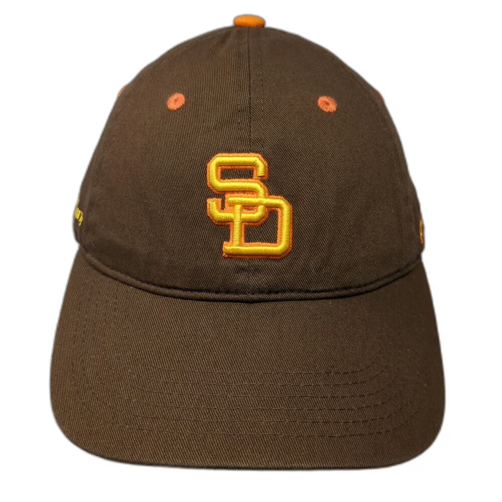 San Diego Padres MLB Melonwear Brown One Size Baseball Cap Hat 1984 NL Champs